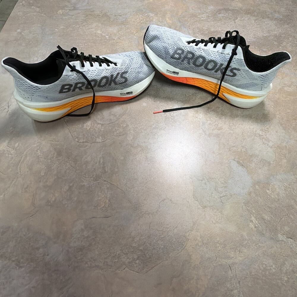 Brooks Hyperion 2 Running Shoes Gray Orange DNA Flash 10.5M